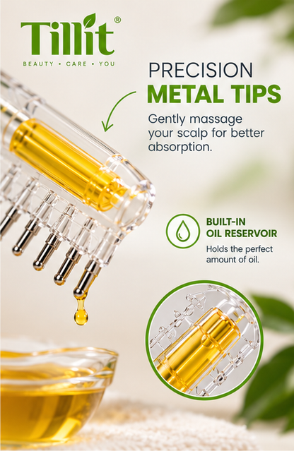 Precision Scalp Oil Applicator Comb